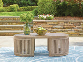 Diamond Furniture - Ashley Furniture - Serena Shores Outdoor Coffee Table - Rectangular Cocktail Table - PCP604-701