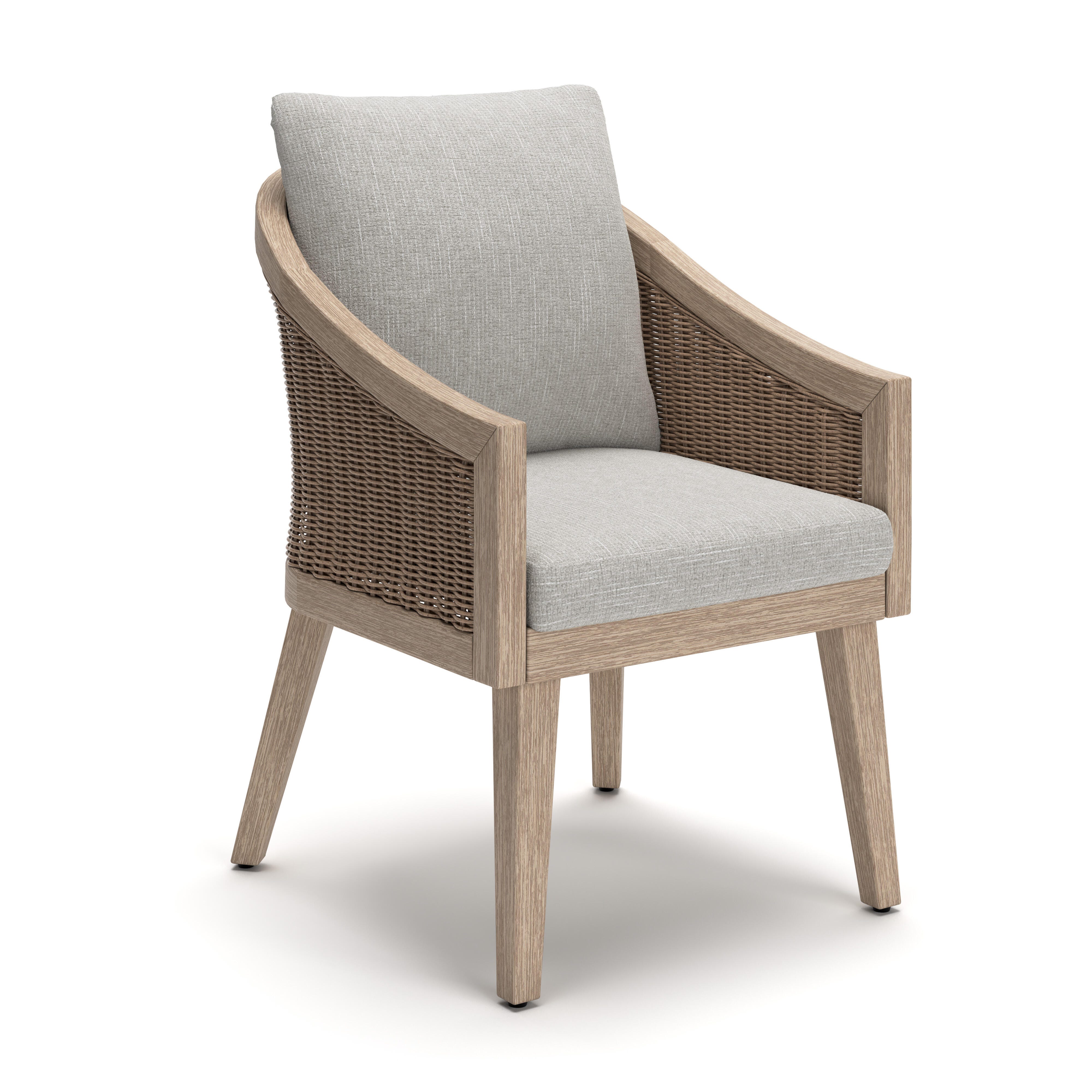 Diamond Furniture - Ashley Furniture - Thunder Trails Outdoor Arm Chair (Set of 2) - Arm Chair With Cushion (Set of 2) - PCP612-601A