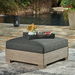 Diamond Furniture - Ashley Furniture - Citrine Park Outdoor Ottoman with Cushion - Ottoman with Cushion - P660-814