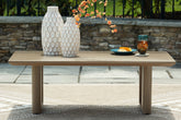 Diamond Furniture - Ashley Furniture - Serene Bay Outdoor Coffee Table - Rectangular Cocktail Table - P671-701