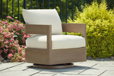Diamond Furniture - Ashley Furniture - Serene Bay Outdoor Swivel Glider Chair with Cushion - Swivel Glider Chair w/Cushion - P671-821