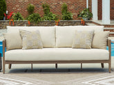 Diamond Furniture - Ashley Furniture - Serene Bay Outdoor Sofa with Cushion - Sofa with Cushion - P671-838