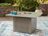 Diamond Furniture - Ashley Furniture - Cliff Trails Fire Pit Table - Square Fire Pit Table - PCP690-772