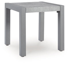 Diamond Furniture - Ashley Furniture - Hurley Park Outdoor End Table - Square End Table / Gray - PCP695-702