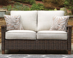 Diamond Furniture - Ashley Furniture - Paradise Trail Loveseat with Cushion - Loveseat w/Cushion - P750-835