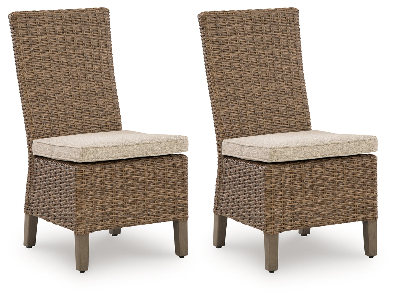 Diamond Furniture - Ashley Furniture - Laguna Heights Side Chair with Cushion (Set of 2) - Side Chair with Cushion (Set of 2) / Beige - PCP790-601
