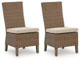Diamond Furniture - Ashley Furniture - Laguna Heights Side Chair with Cushion (Set of 2) - Side Chair with Cushion (Set of 2) / Beige - PCP790-601