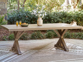 Diamond Furniture - Ashley Furniture - Laguna Heights Outdoor Dining Table - RECT Dining Table w/UMB OPT - PCP790-625