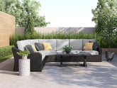 Diamond Furniture - Ashley Furniture - Beachcroft 5-Piece Outdoor Sectional - 5-Piece Outdoor Sectional - P792P6