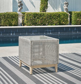 Diamond Furniture - Ashley Furniture - Seton Creek Outdoor End Table - Square End Table - P798-702