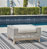 Diamond Furniture - Ashley Furniture - Seton Creek Outdoor Ottoman with Cushion - Ottoman with Cushion - P798-814