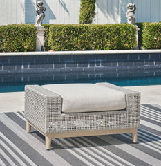 Diamond Furniture - Ashley Furniture - Seton Creek Outdoor Ottoman with Cushion - Ottoman with Cushion - P798-814
