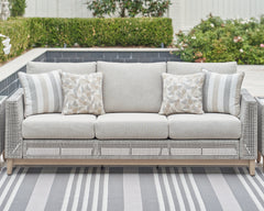 Diamond Furniture - Ashley Furniture - Seton Creek Outdoor Sofa with Cushion - Sofa with Cushion - P798-838