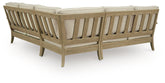 Diamond Furniture - Ashley Furniture - Clare View 3-Piece Outdoor Sectional - 3-Piece Outdoor Sectional - P801P10
