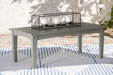 Diamond Furniture - Ashley Furniture - Visola Outdoor Coffee Table - Rectangular Cocktail Table - P802-701