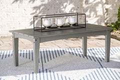 Diamond Furniture - Ashley Furniture - Visola Outdoor Coffee Table - Rectangular Cocktail Table - P802-701