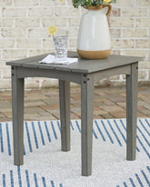 Diamond Furniture - Ashley Furniture - Visola Outdoor End Table - Square End Table - P802-702