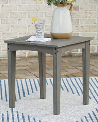 Diamond Furniture - Ashley Furniture - Visola Outdoor End Table - Square End Table - P802-702