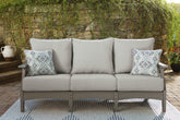 Diamond Furniture - Ashley Furniture - Visola Outdoor Sofa with Cushion - Sofa with Cushion - P802-838