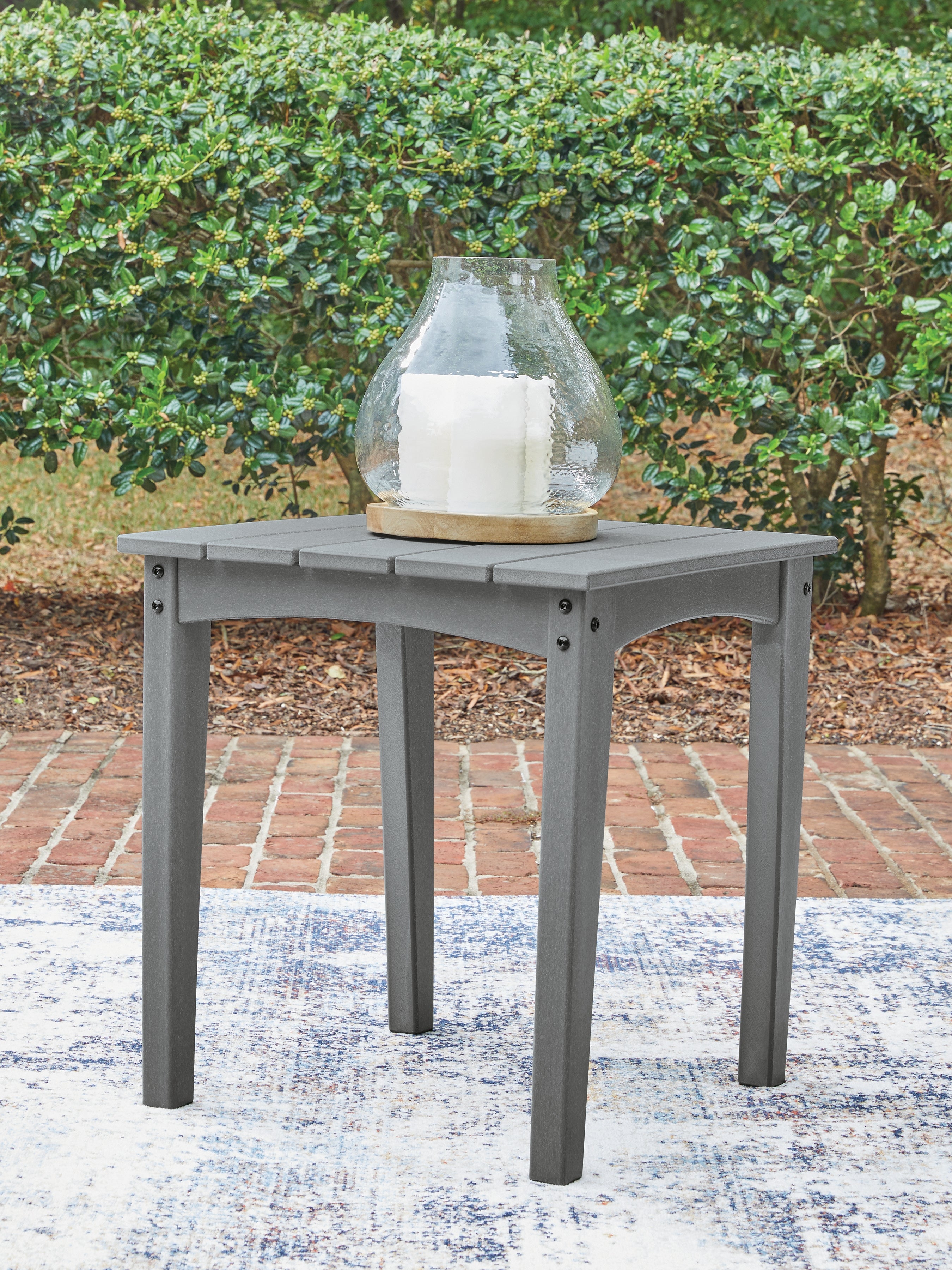 Diamond Furniture - Ashley Furniture - Cove Beach Outdoor End Table - Square End Table - PCP803-702