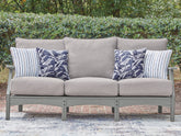 Diamond Furniture - Ashley Furniture - Cove Beach Outdoor Sofa with Cushion - Sofa with Cushion - PCP803-838