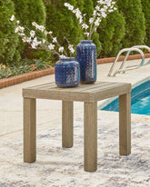 Diamond Furniture - Ashley Furniture - Silo Point Outdoor End Table - Square End Table - P804-702
