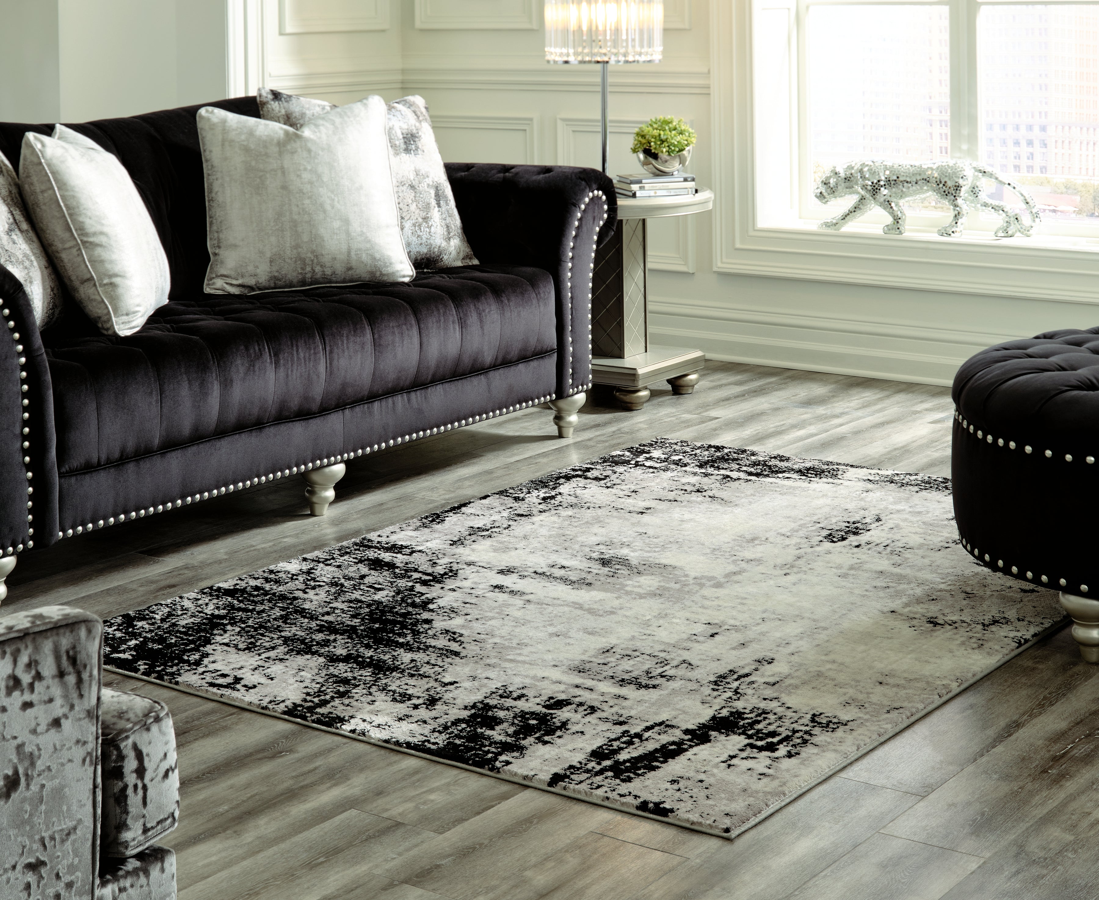 Diamond Furniture - Ashley Furniture - Zekeman 7'10" x 10' Rug - 7'10" x 10' Rug - R404921