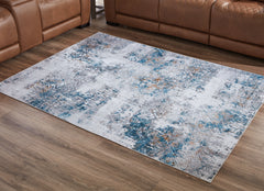Diamond Furniture - Ashley Furniture - Garyard 5' x 7' Washable Rug - 5' x 7' Washable Rug - R405772