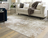 Diamond Furniture - Ashley Furniture - Grifflain 7'10" x 10'3" Washable Rug - 7'10" x 10'3" Washable Rug - R406231