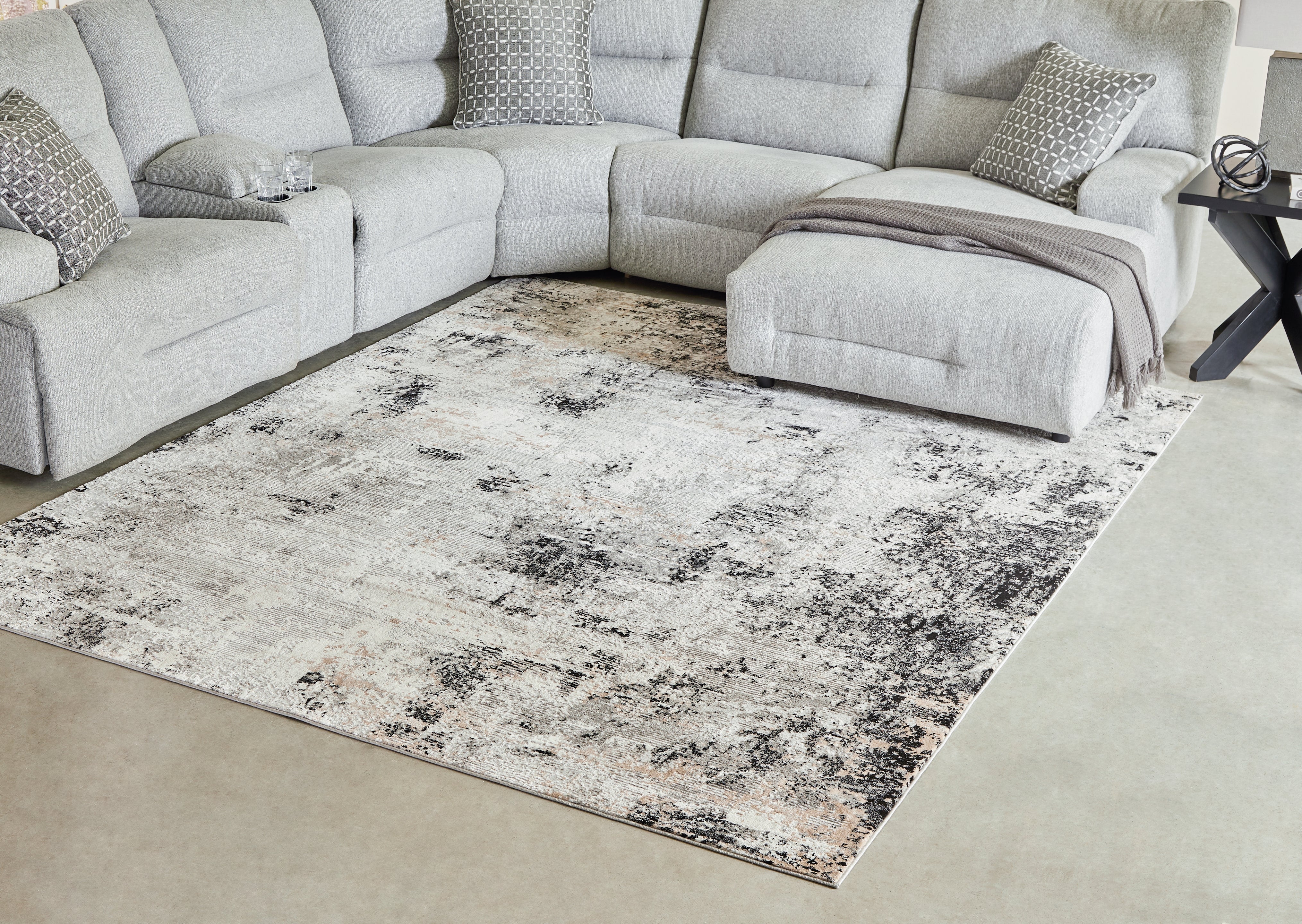Diamond Furniture - Ashley Furniture - Langwell 8' x 10' Rug - 8' x 10' Rug - R406781