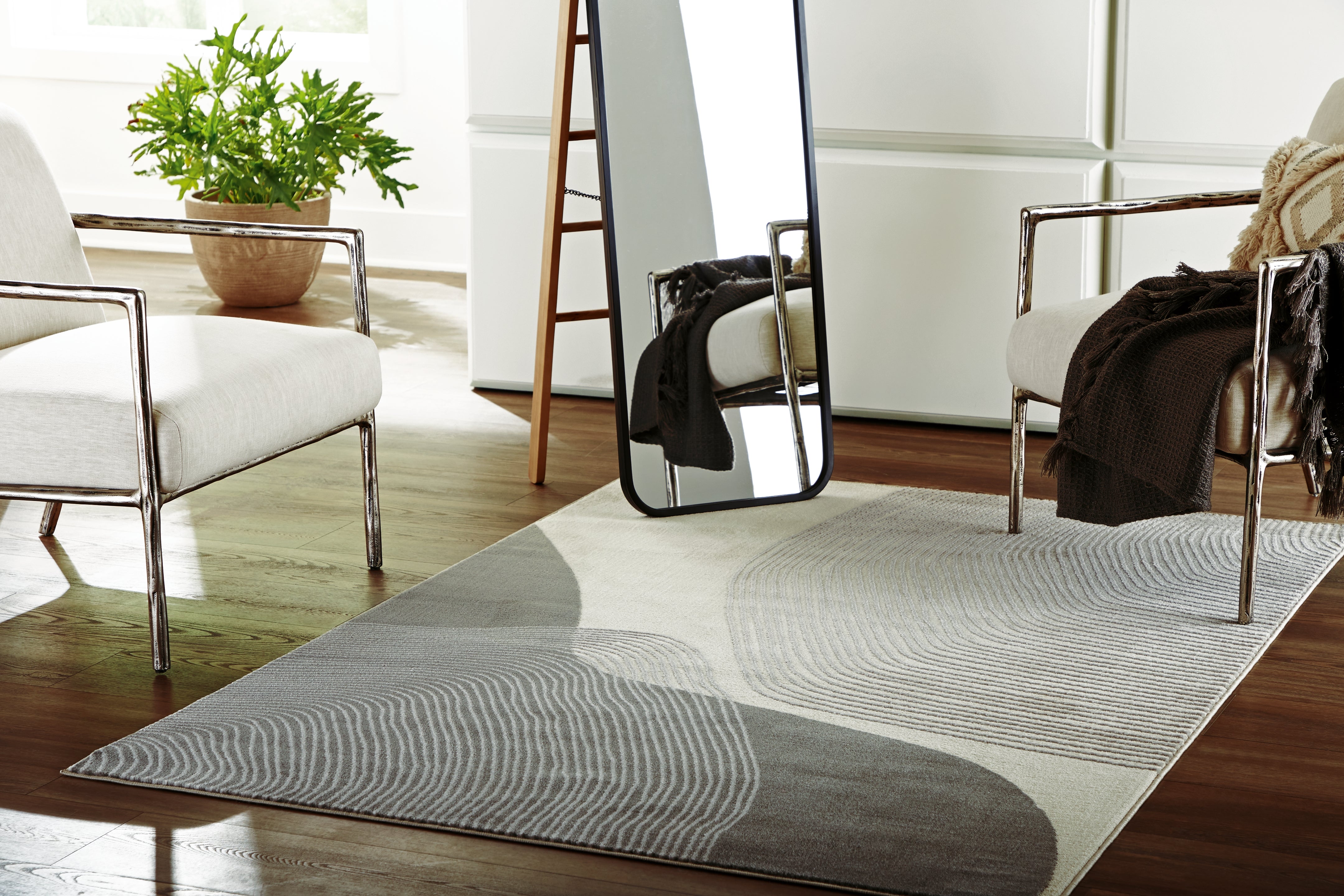 Diamond Furniture - Ashley Furniture - Winderburg 5' x 7' Rug - 5' x 7' Rug - R406952