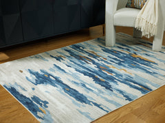 Diamond Furniture - Ashley Furniture - Vinlett 5' x 7' Washable Rug - 5' x 7' Washable Rug - R407042