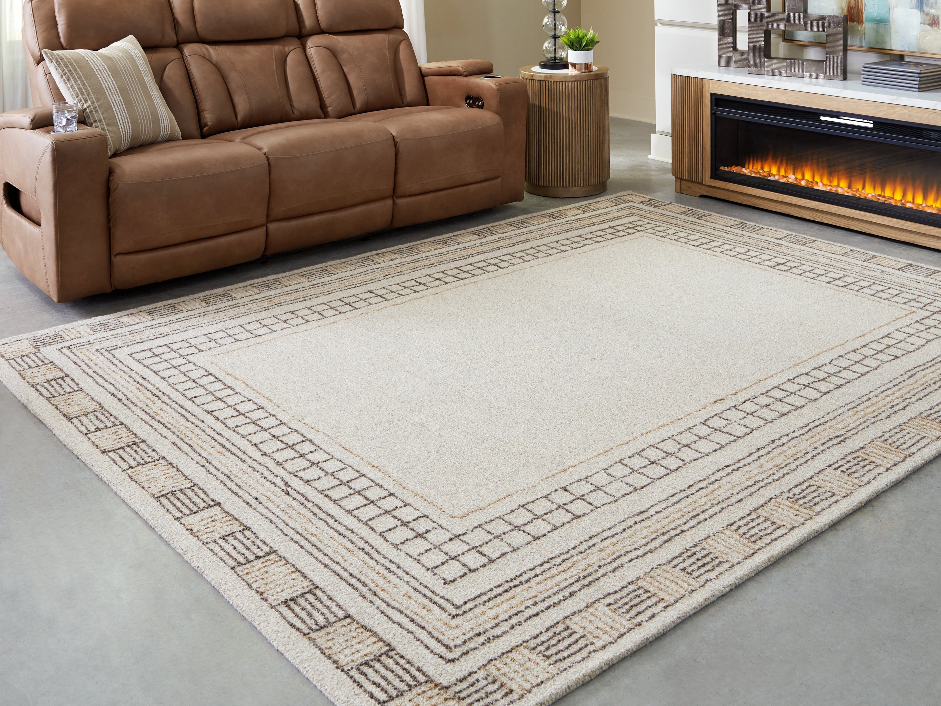 Diamond Furniture - Ashley Furniture - Idaman Large Rug - Large Rug - R407291