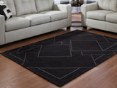 Diamond Furniture - Ashley Furniture - Marav 5' x 7' Area Rug - 5' x 7' Area Rug - R407532