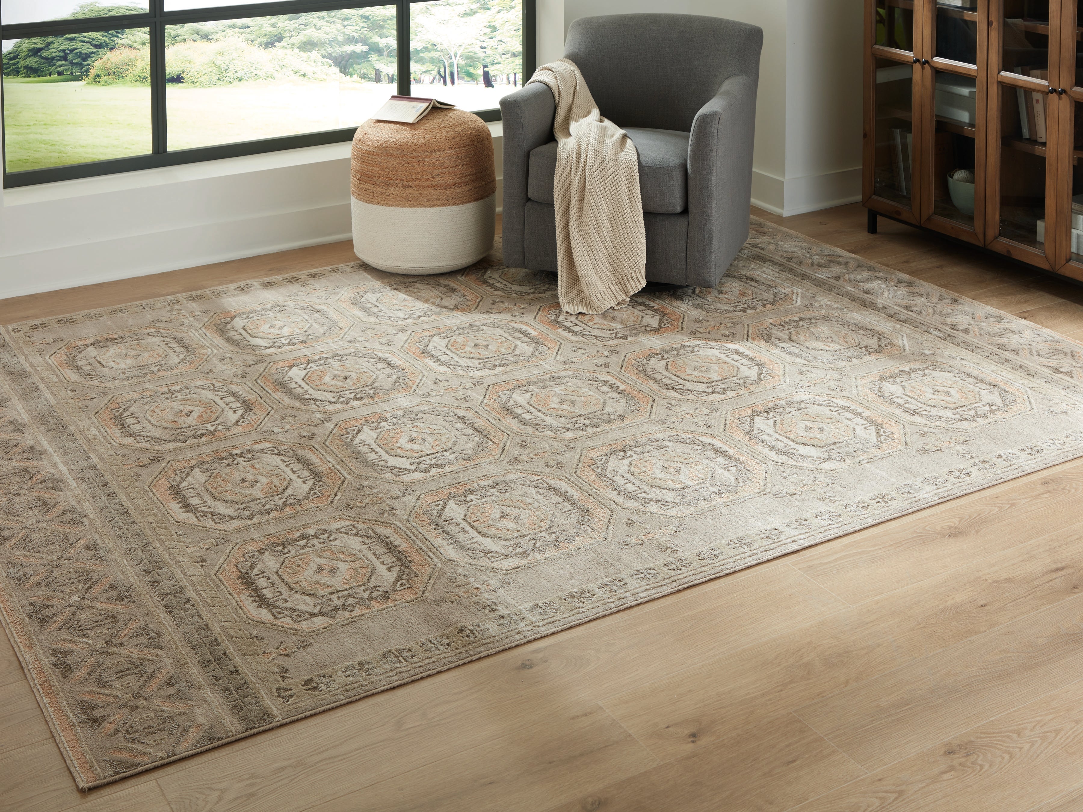 Diamond Furniture - Ashley Furniture - Bachby 7'10" x 10' Area Rug - 7'10" x 10' Area Rug - R407681