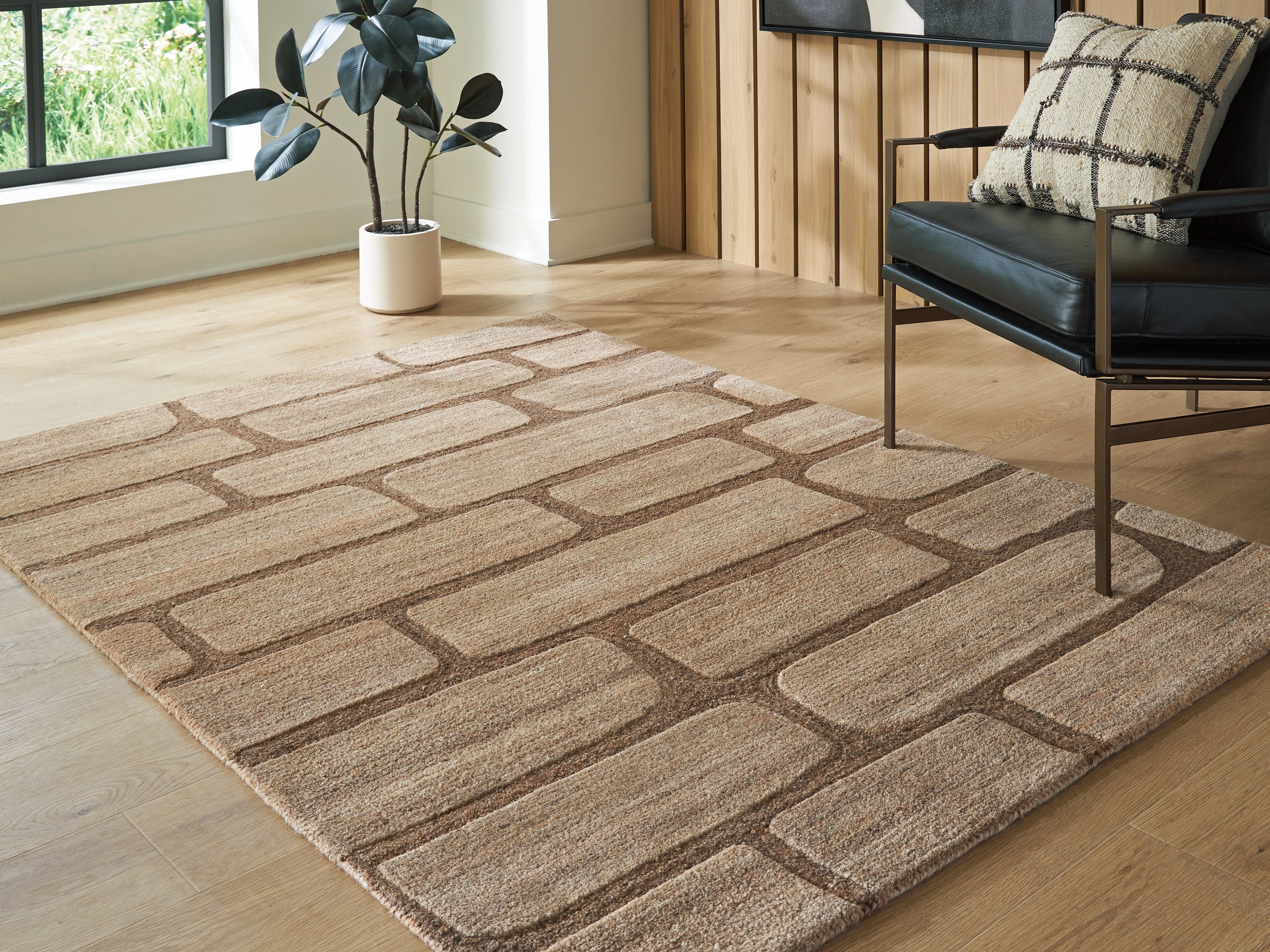 Diamond Furniture - Ashley Furniture - Orest Medium Rug - Medium Rug - R407982