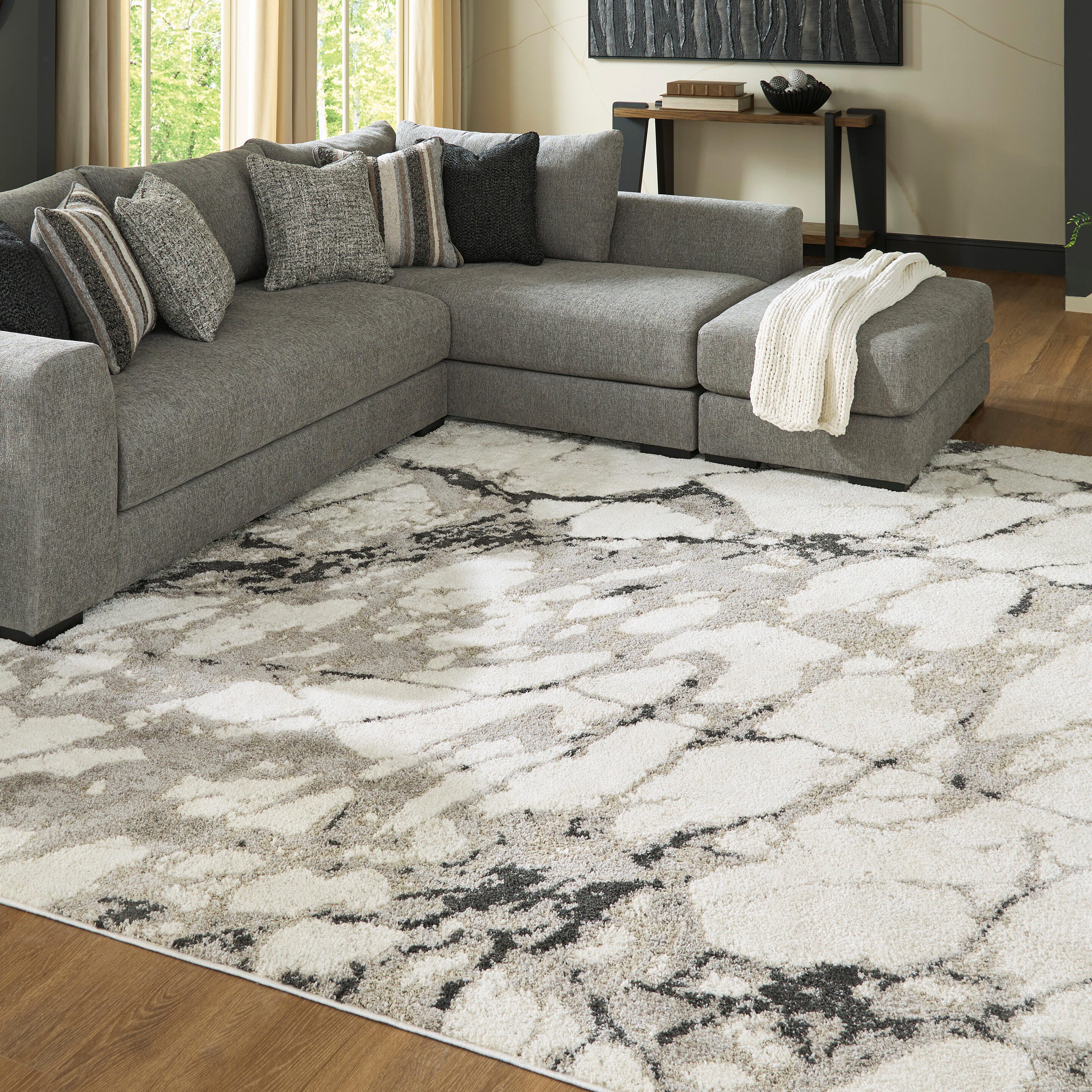 Diamond Furniture - Ashley Furniture - Worthbrook Extra Large Rug - Extra Large Rug - R408720