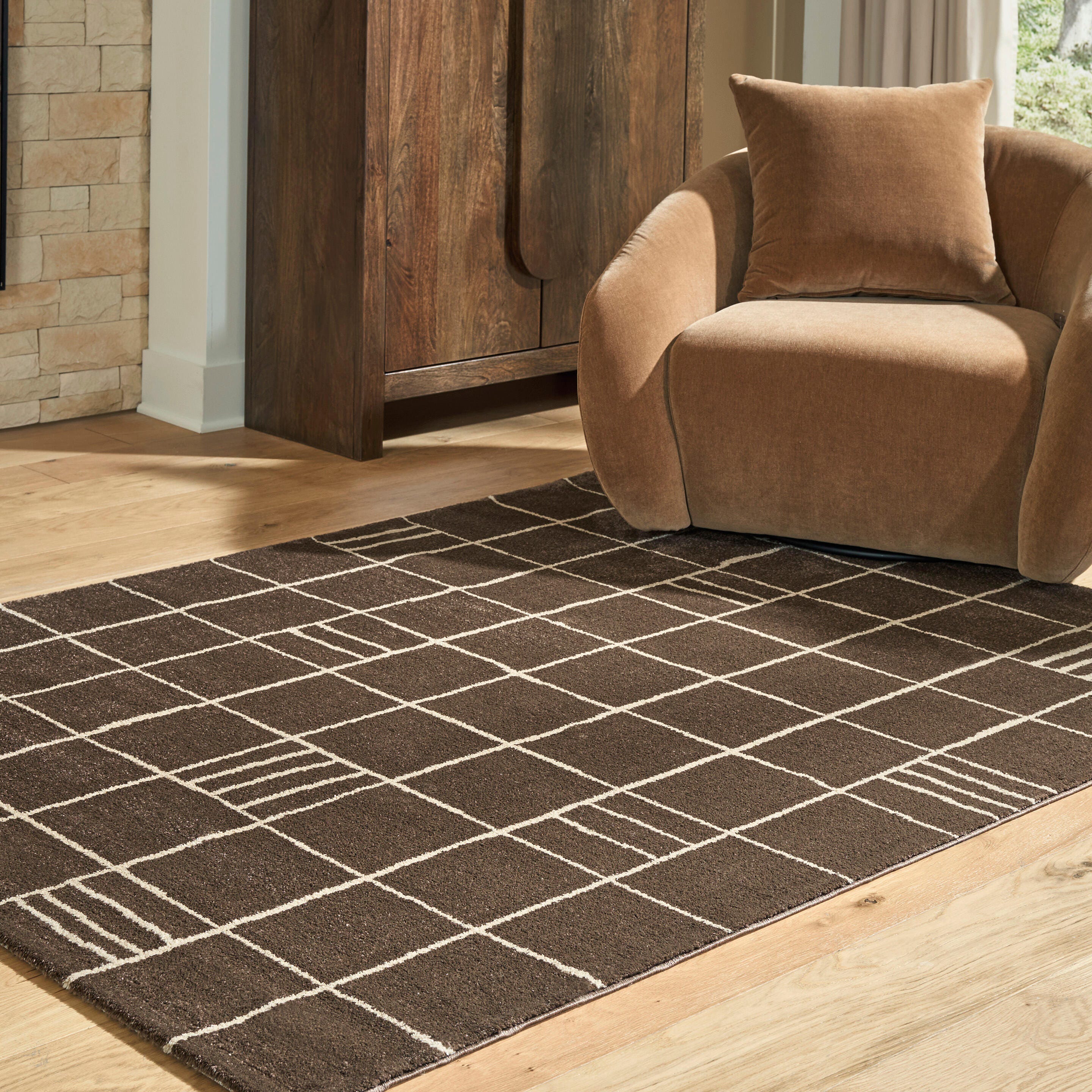 Diamond Furniture - Ashley Furniture - Rowbrook Medium Rug - Medium Rug - R408782