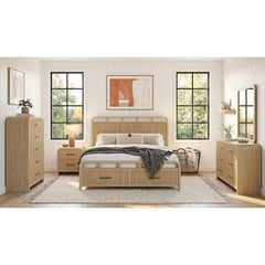 Dresser and Mirror Set in Natural