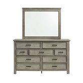 Dresser & Mirror Set in Drift Grey