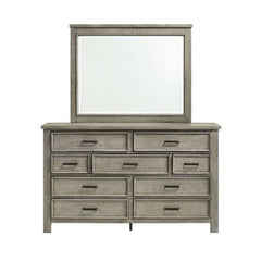 Dresser & Mirror Set in Drift Grey