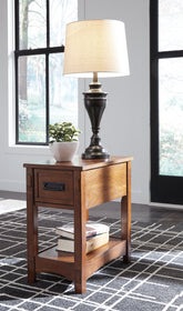 Diamond Furniture - Ashley Furniture - Breegin Chairside End Table - Chair Side End Table - T007-319