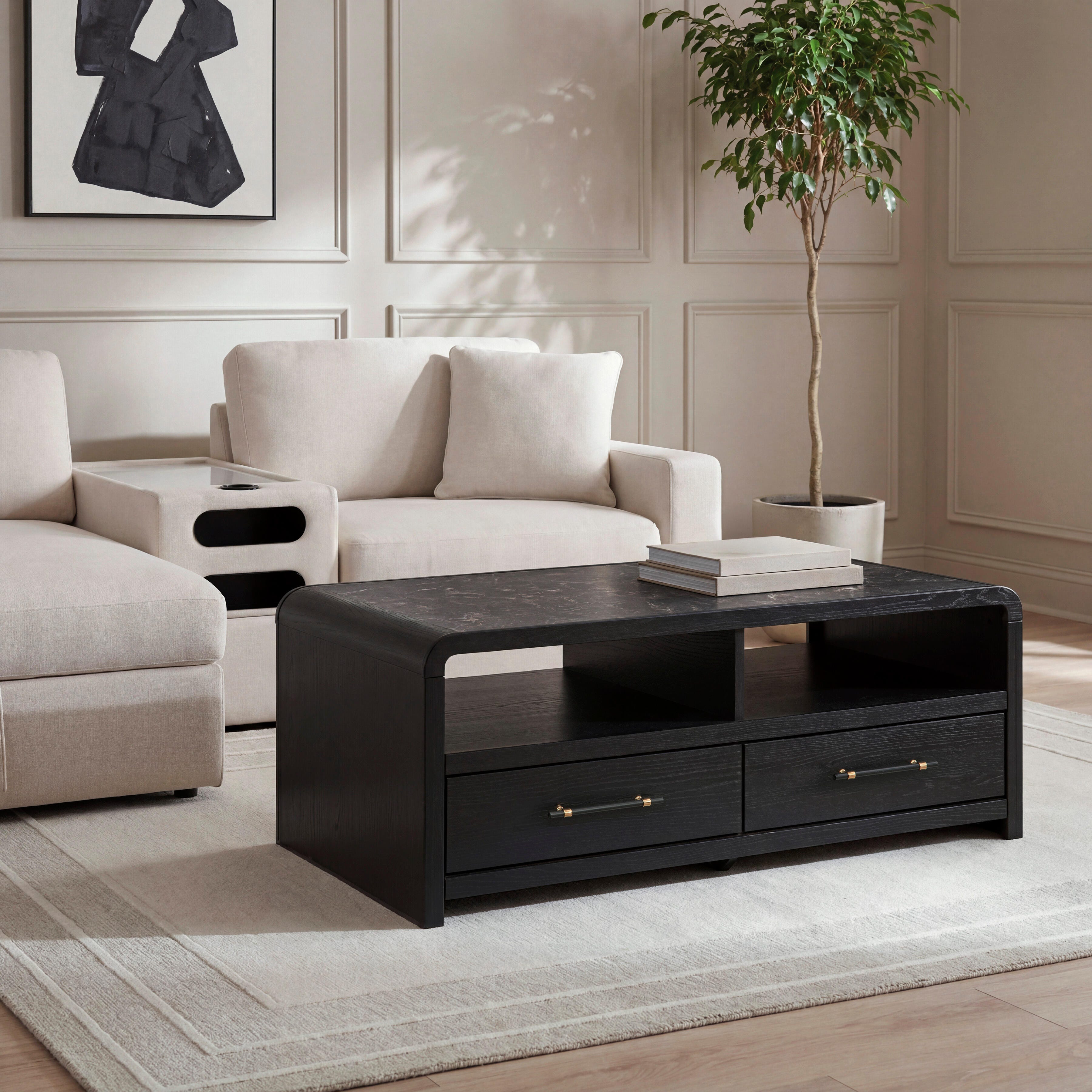 Diamond Furniture - Ashley Furniture - Clanden Coffee Table - Rectangular Cocktail Table - T1540-1