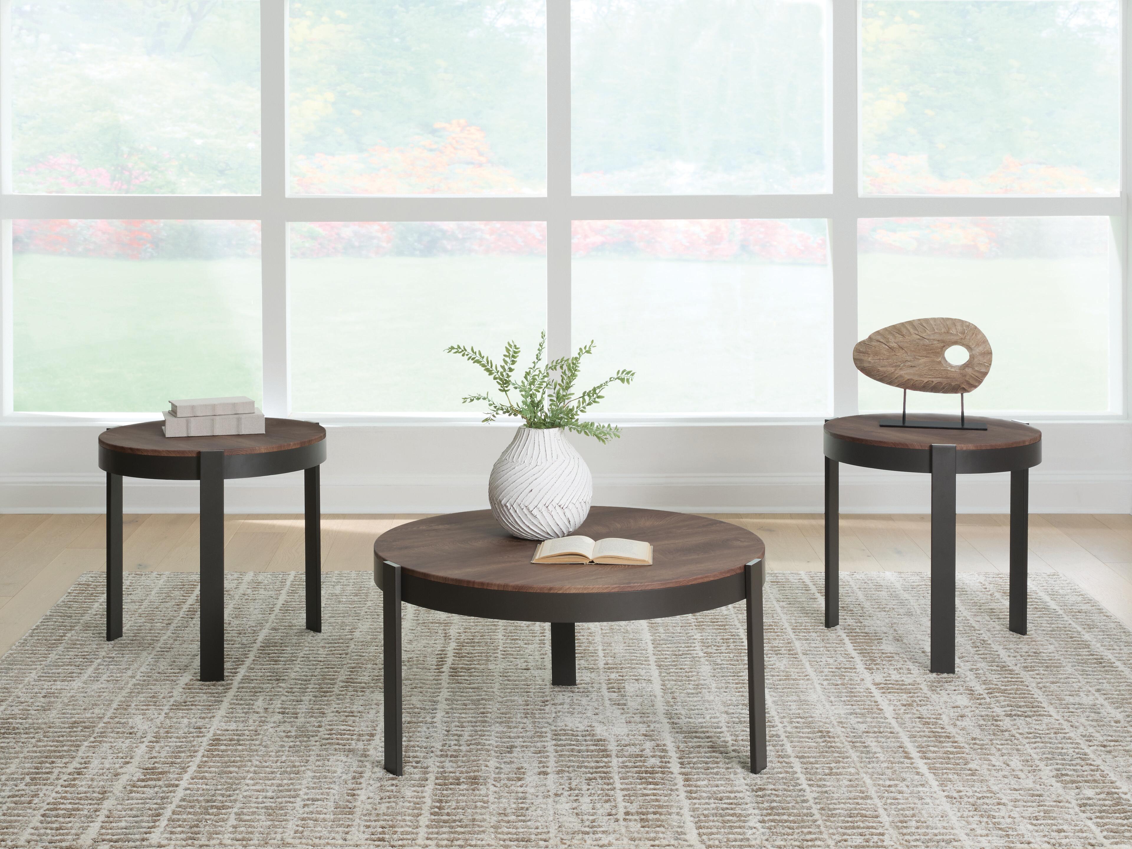 Diamond Furniture - Ashley Furniture - Horizon Hills Table (Set of 3) - Occasional Table Set (3/CN) - T186-13