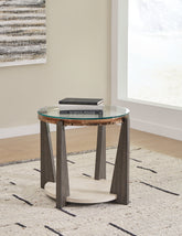 Diamond Furniture - Ashley Furniture - Frazwa End Table - Round End Table - T432-6