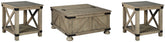 Diamond Furniture - Ashley Furniture - Aldwin Coffee Table and 2 End Tables - Coffee Table and 2 End Tables - T457T1
