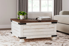 Diamond Furniture - Ashley Furniture - Wystfield Coffee Table - Cocktail Table with Storage - T459-20