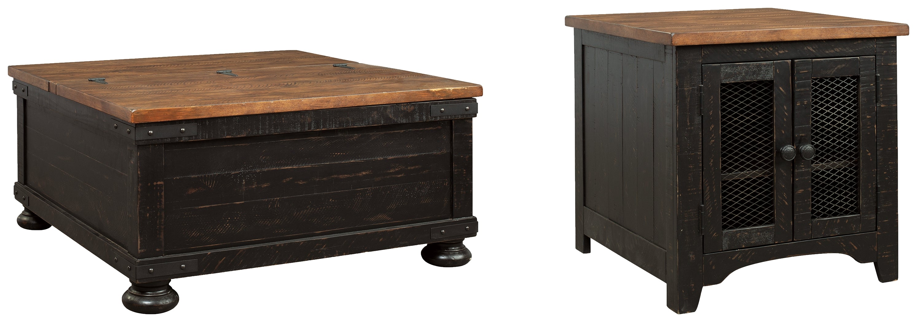 Diamond Furniture - Ashley Furniture - Valebeck Coffee Table and End Table - Coffee Table and End Table - T468T3