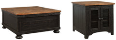 Diamond Furniture - Ashley Furniture - Valebeck Coffee Table and End Table - Coffee Table and End Table - T468T3