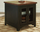 Diamond Furniture - Ashley Furniture - Valebeck End Table - Rectangular End Table - T468-3